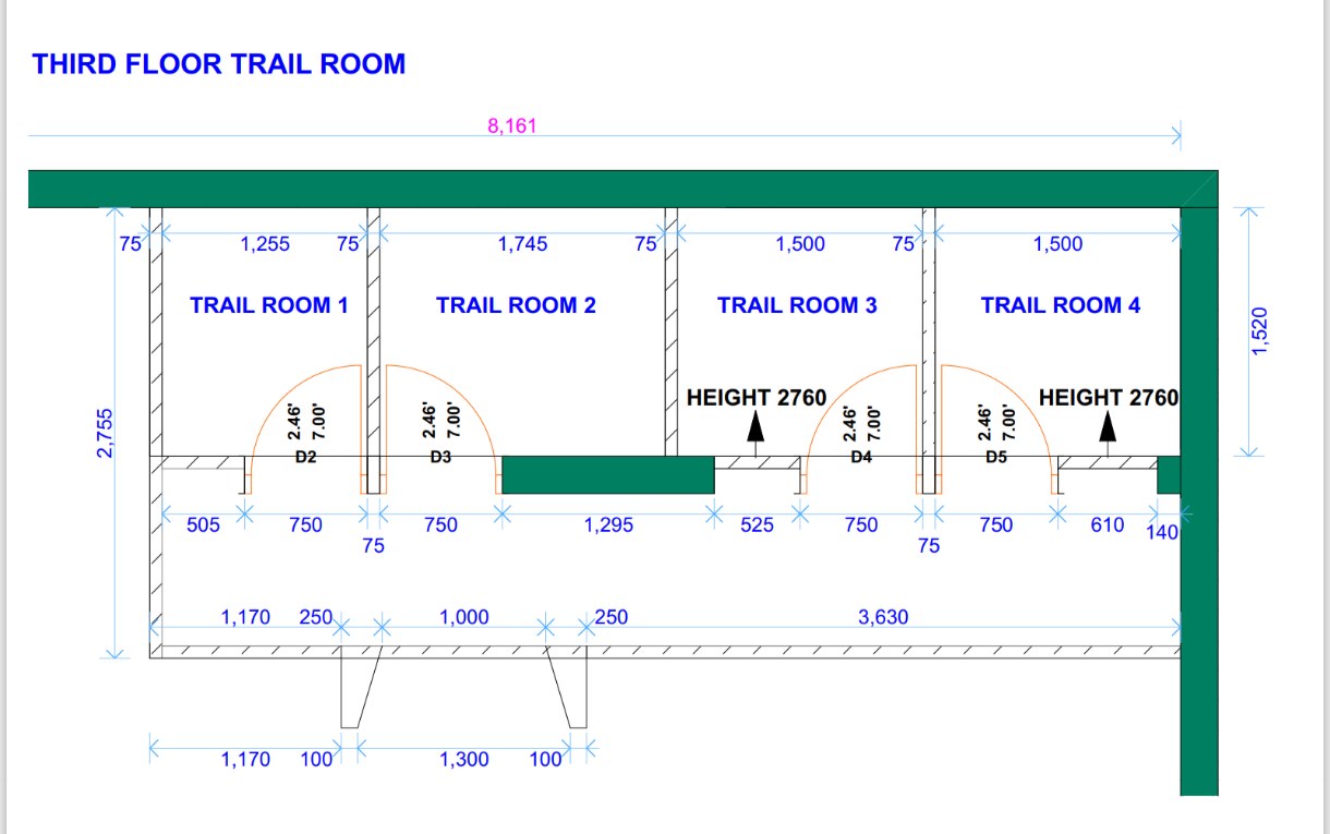 Trail room
