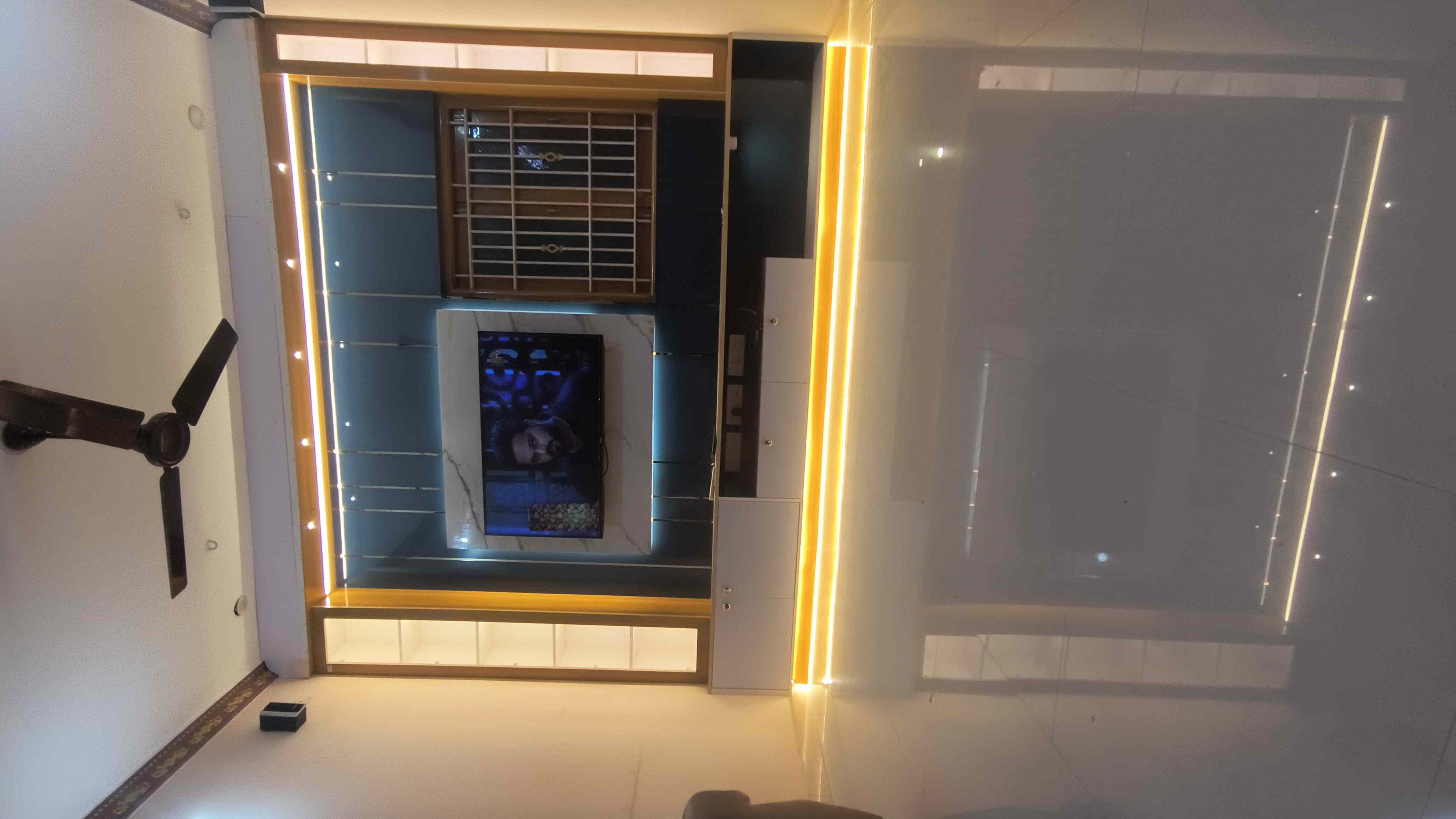 Siva Hall and Bedroom interior