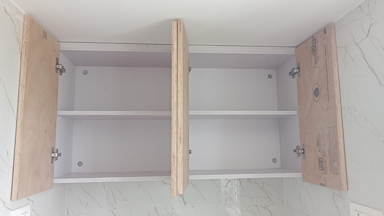 Plywood wall rack